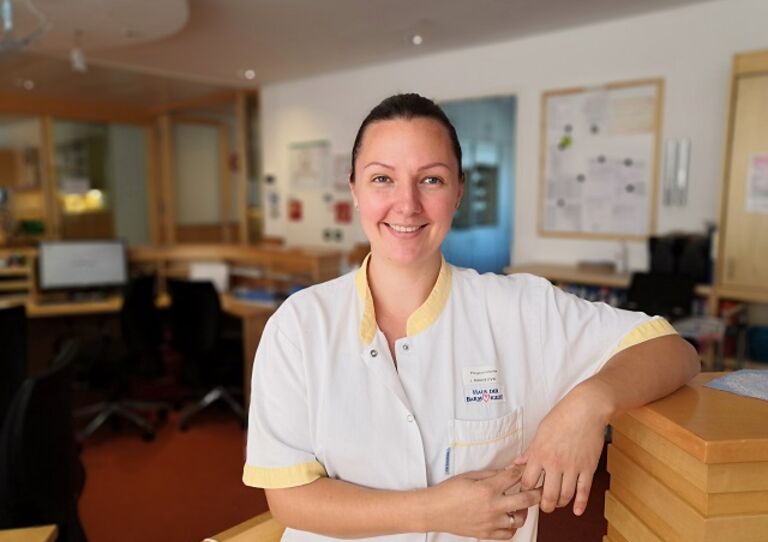 Jennifer Minarovits Pflegeassistentin im HB Tokiostraße